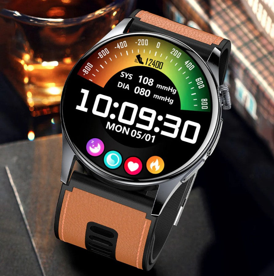 Bearscome Max 6  Smartwatch with Air-pump blood mearsuring band