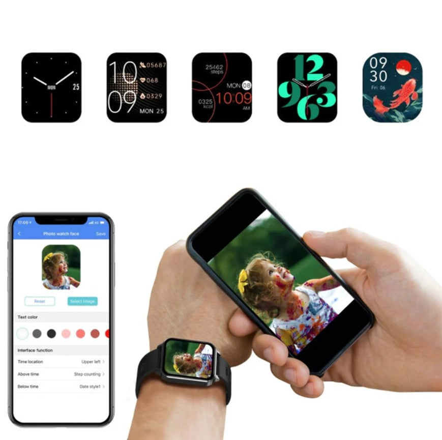 Bearscome CDFA RIG Swartwatch  with ECG Blood oxygen, sleep monitoring