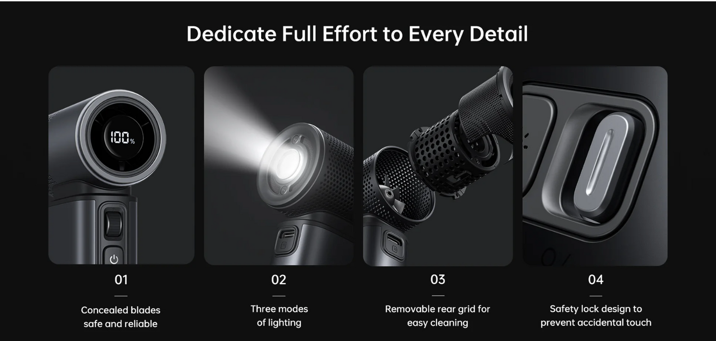 Ultra 2  - Powerful 5-IN-1 Handheld Fan
