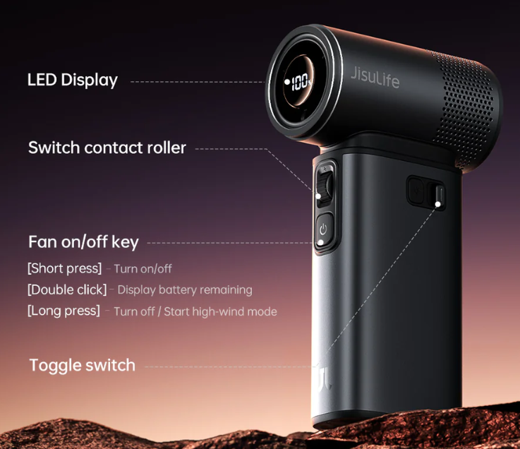 Ultra 2  - Powerful 5-IN-1 Handheld Fan