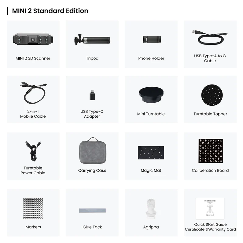 Revopoint - Mini 2  --- Mini 3D Scanner for Small Objects