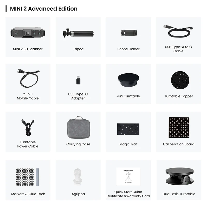 Revopoint - Mini 2  --- Mini 3D Scanner for Small Objects