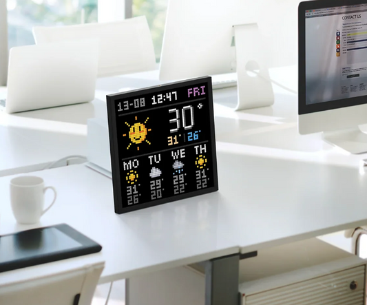 Pixoo64 -- 64 X 64 Smart Pixel Art LED Display with Social Media Notification Function