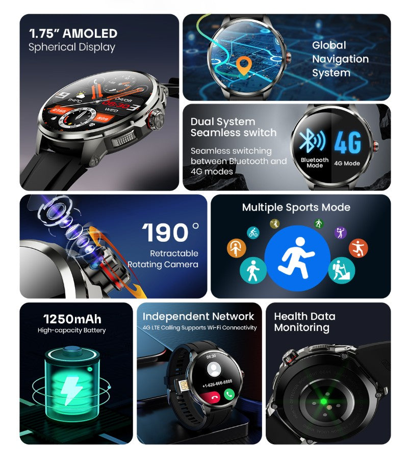 Model R2 Ultra  - 4G Android OS Smartwatch