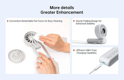 Life 7 Handheld Fan with Digital Display