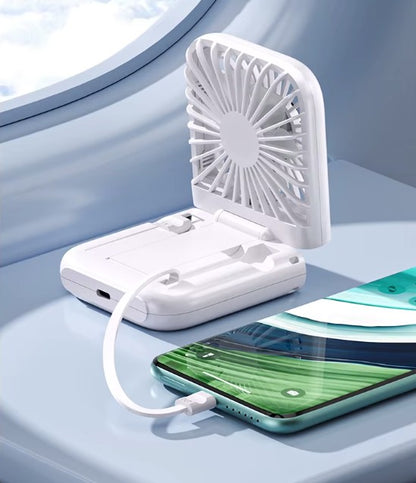 TGF-HF30U Portable Handhelf Fan with Powerbank and Semiconductor Cooling Plate