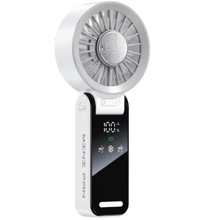 TGF- A5S12 -- Foldable Handheld Portable Fan with Digital display and Semiconductor Refrigeration plate