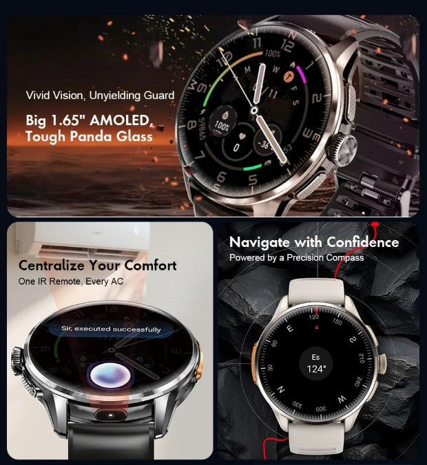 MODEL R3 - 4G - LTE Android Smartwatch - with IR remote control, rotatable camera