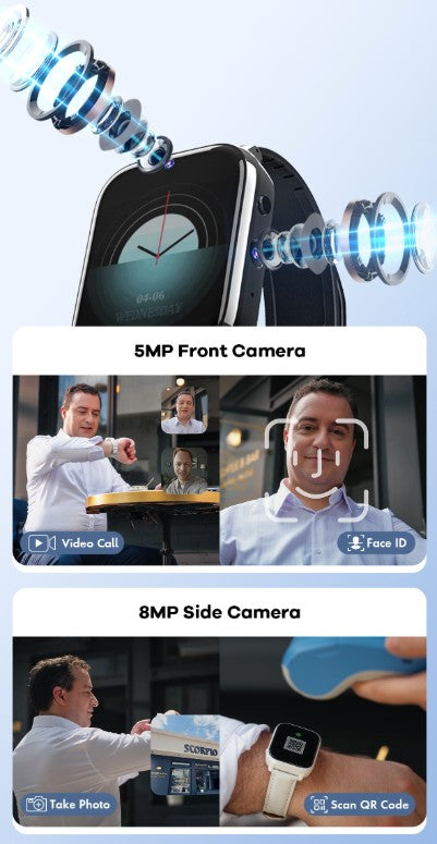 Z10  4G LTE - Unibody Ceramic Smartwatch