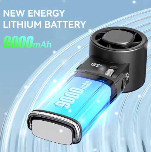 TGF- MB5 - Portable Handheld Fam with Semiconducting Cold Compress and flashlight