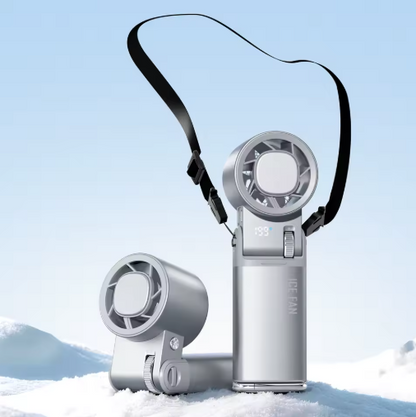 TGF- MB5 - Portable Handheld Fam with Semiconducting Cold Compress and flashlight
