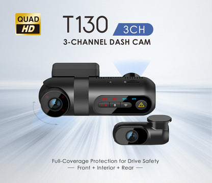 Viofo ---- T130- 3 Channel car dash camera