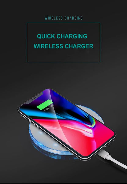 TG-Y-3LC ----- 10W LED Light Fast Charging Wireless Charger