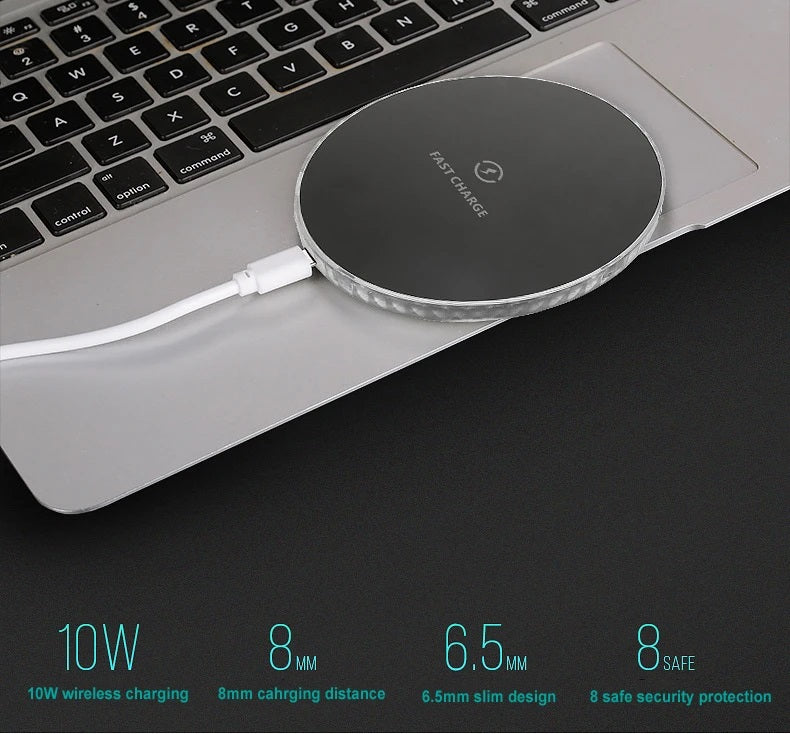 TG-Y-3LC ----- 10W LED Light Fast Charging Wireless Charger