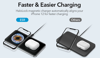 ESR - Halolock  2 in 1 Magnetic Wireless Charger