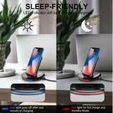 TG-0135 - Wireless Charger 10W Qi Fast Charging Pad Stand Holder For iPhone XS 11Pro Huawei P30 P40 Pro S20