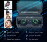 TGE-480 --Wireless bluetooth 5.0 Earphone Digital Power Display Smart Touch Bilateral Call Headphone with 2600mAh Charging Box