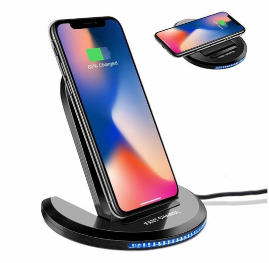 TG-0135 - Wireless Charger 10W Qi Fast Charging Pad Stand Holder For iPhone XS 11Pro Huawei P30 P40 Pro S20