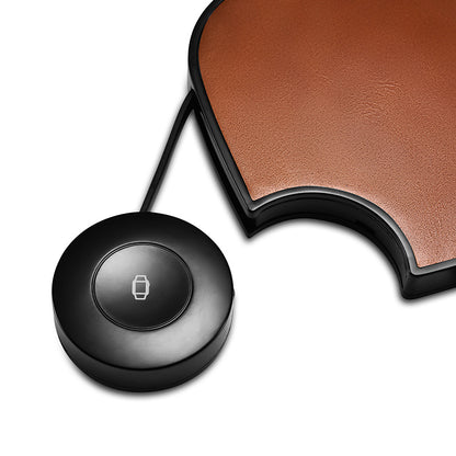 TG-WXC5 ---- Wireless Charging Pad with Leather padding and detachable Smart Watch Charging Spot