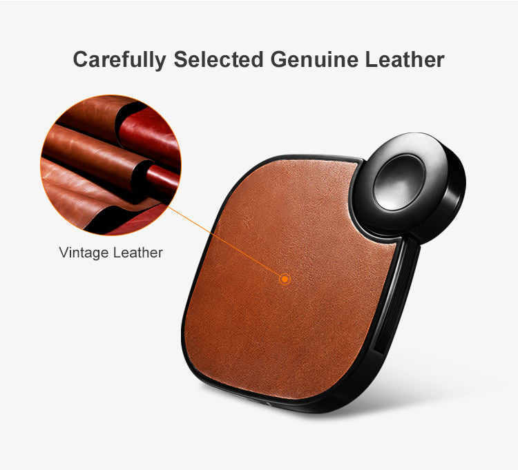 TG-WXC5 ---- Wireless Charging Pad with Leather padding and detachable Smart Watch Charging Spot