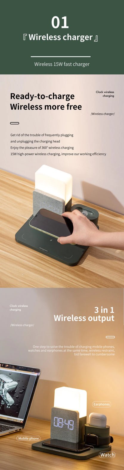 TG-UC-390 ---- Multi-function Wireless Charging Station