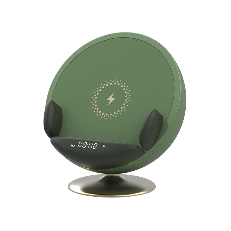 TGA-6019 -----Wireless Charging Stand with Speaker and Alarm Clock display