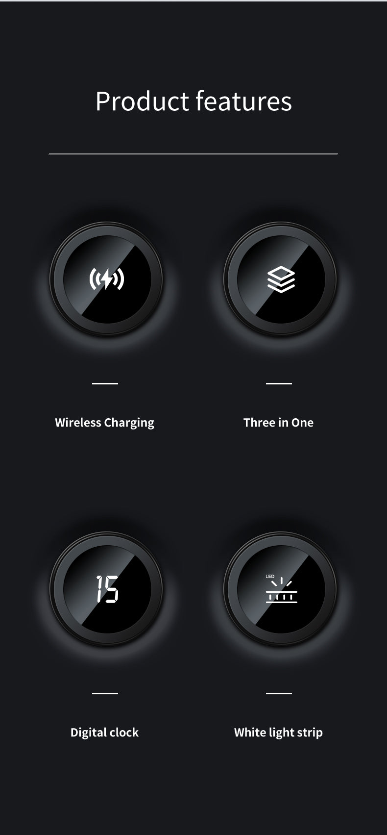 TGA-TDR11 -- Functional 4-in-1 Wireless Charging Station