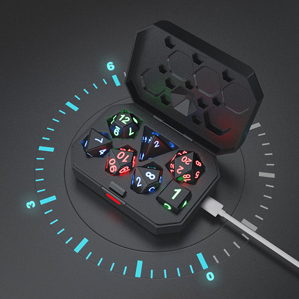 TGD-LD1 --- LED Dices --- with Charging Case