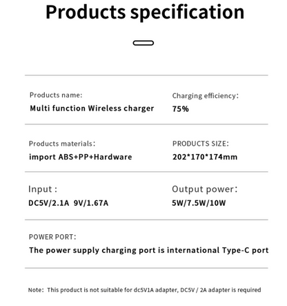 TG-UC-390 ---- Multi-function Wireless Charging Station