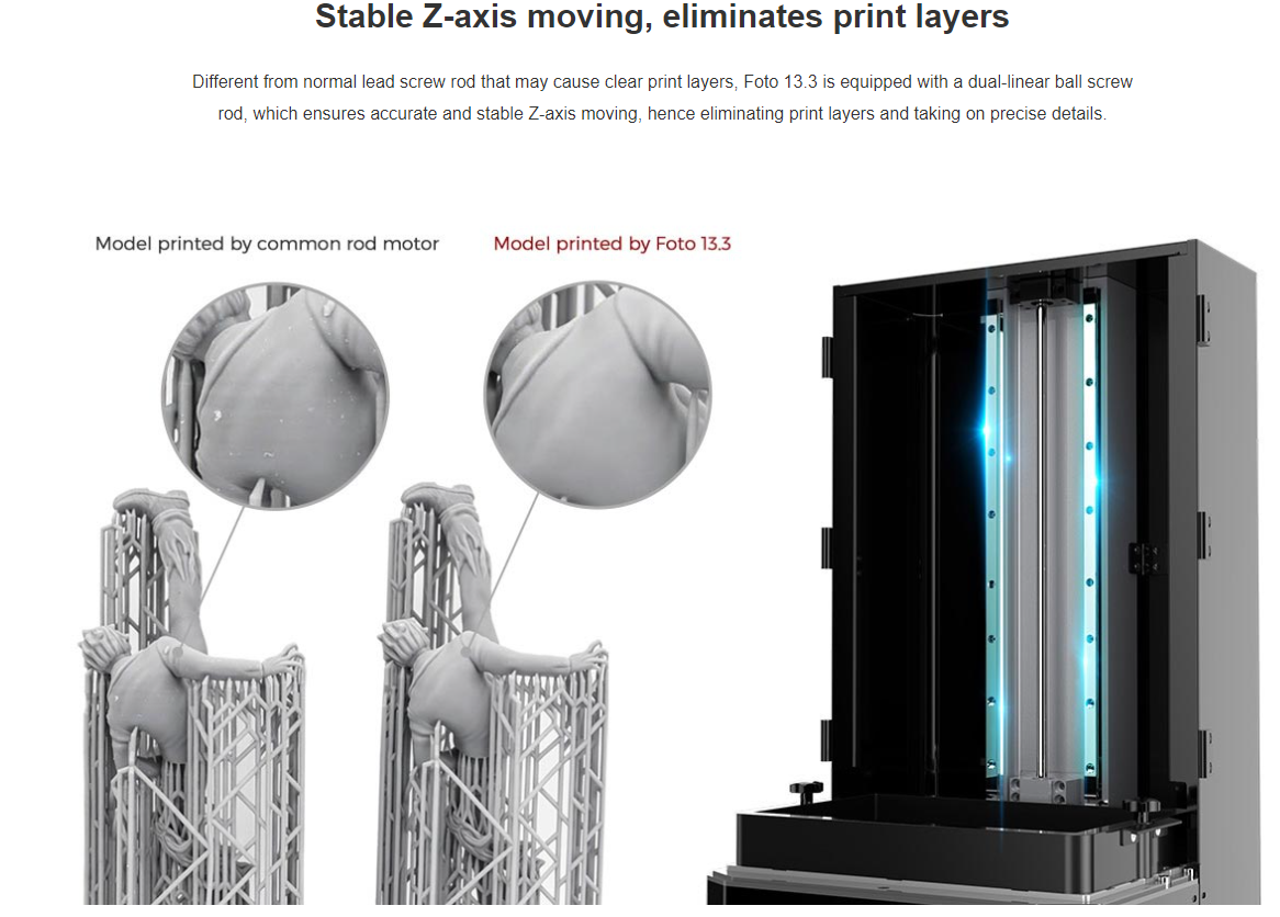 Flashforge Foto 13.3 - Mono LCD 4K Resin 3D Printer