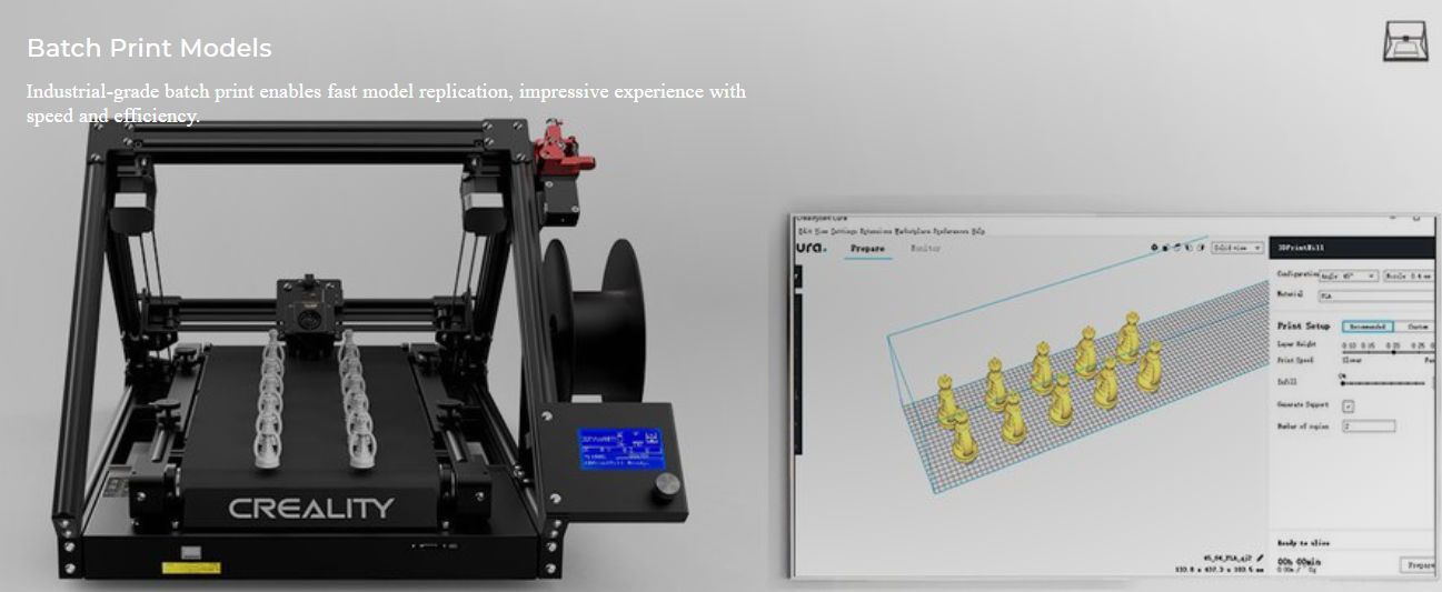 Creality CR-30 3D Printer - Batch Print Models