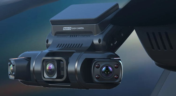 Rexing S3 - 3 Channel Dash Camera with Wifi and GPS logger