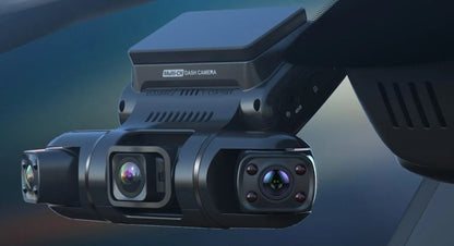 Rexing S3 - 3 Channel Dash Camera with Wifi and GPS logger