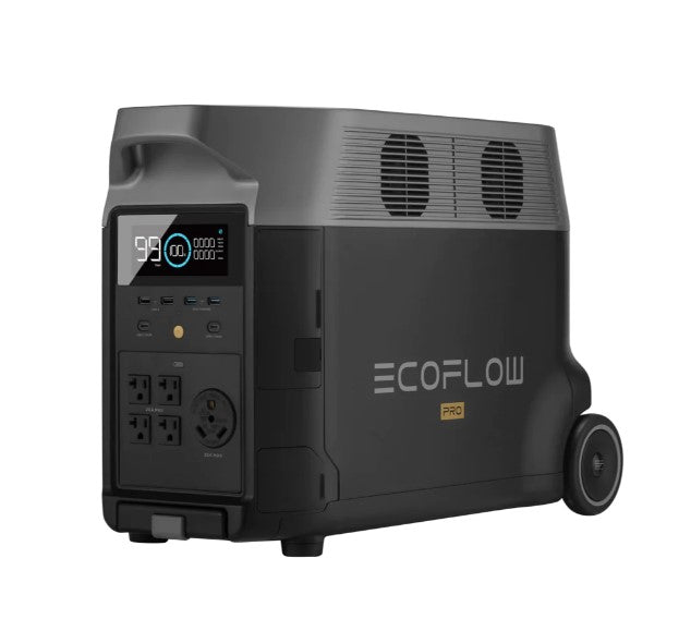 EcoFlow  - Delta Pro Portable Power Station (Total AC output 3600W) + 400w Solar Panel (Solar Generator Setup)