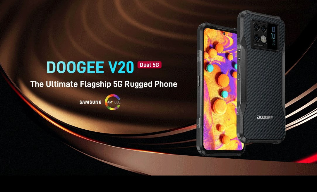 Doogee V20 Dual 5G Rugged Smart Phone - with Night Vision Camera