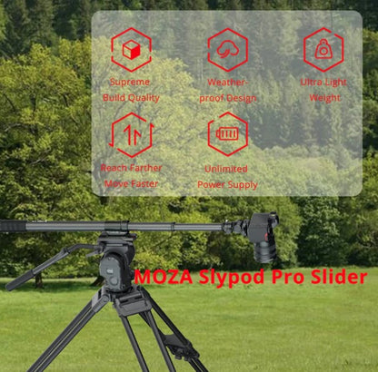 Moza - Slypod Pro - Professional Motorized 3 in 1 monopod