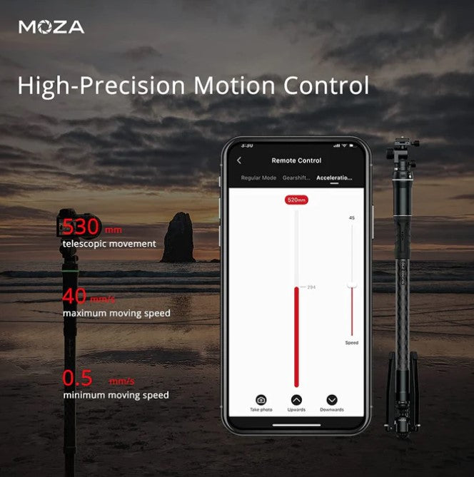 Moza - Slypod Pro - Professional Motorized 3 in 1 monopod