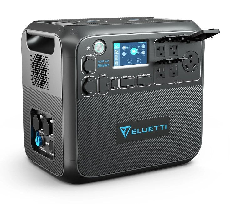 Bluetti - AC 200 Max - Total 2200W AC Output Power Station (expandable)