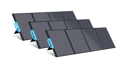 Bluetti AC300 + 2X B300 Expansion Batteries + 3x PV200 Solar Panels  -- Solar Generator System/Kit