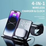 TGA-SC14 - Wireless Charging Station with Alarm Clock and Temperature Display