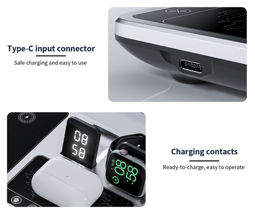 TGA-TDR11 -- Functional 4-in-1 Wireless Charging Station