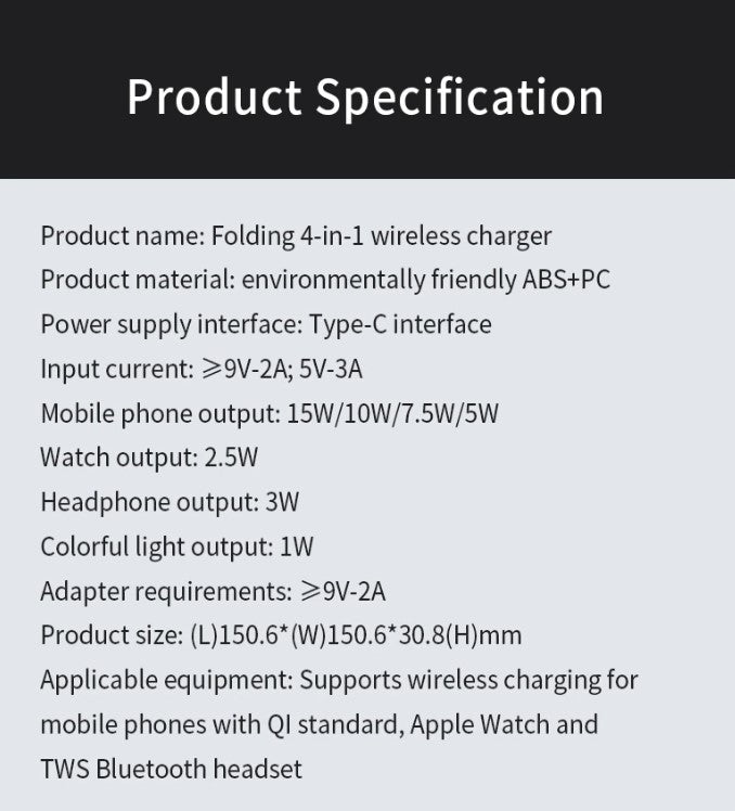 TGA-ALD15 --- Wireless Charging Station