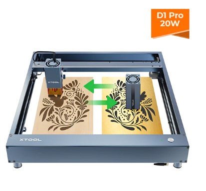 X Tool  D1 Pro -- 2-in-1 Kit (455nm blue laser and 1064nm Infrared Laser Engraver)