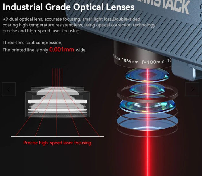Atomstack M4 - Handheld Desktop - 2-in-1 Laser Marking Machine