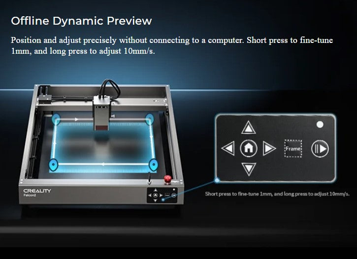 Creality - Falcon 2 Laser Engraver and Cutter (22W)