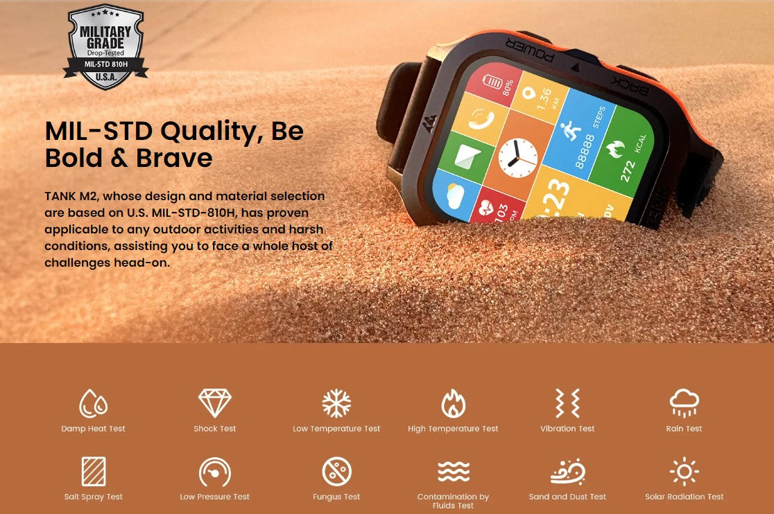 Kospet -- Tank M2 Smartwatch