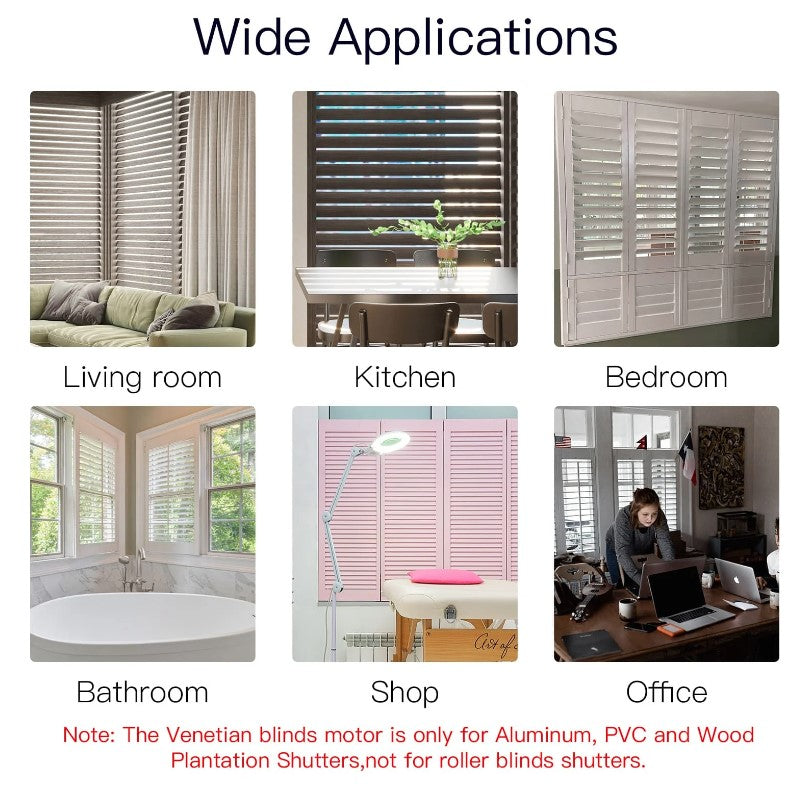 Bluetooth Adjustable Blinds Motor --- (for Plantation Shutters Window)