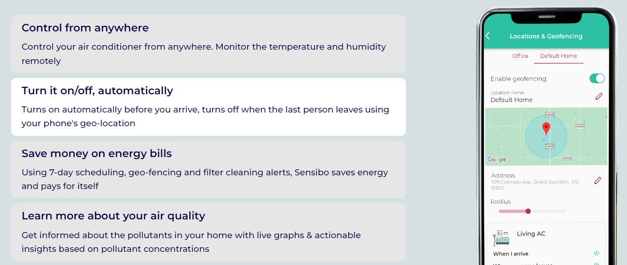 Sensibo Air Pro---- Smart AC Control Device with Air Quality Monitor