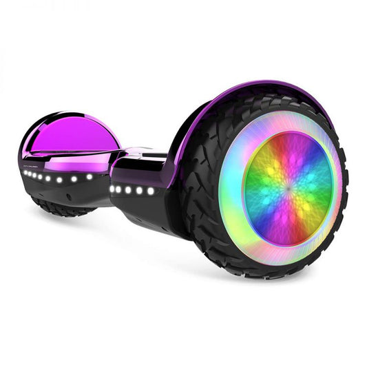 6.5" hoverboard with LED lights and bluetooth (Purple)