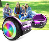 6.5" hoverboard with LED lights and bluetooth (Purple)